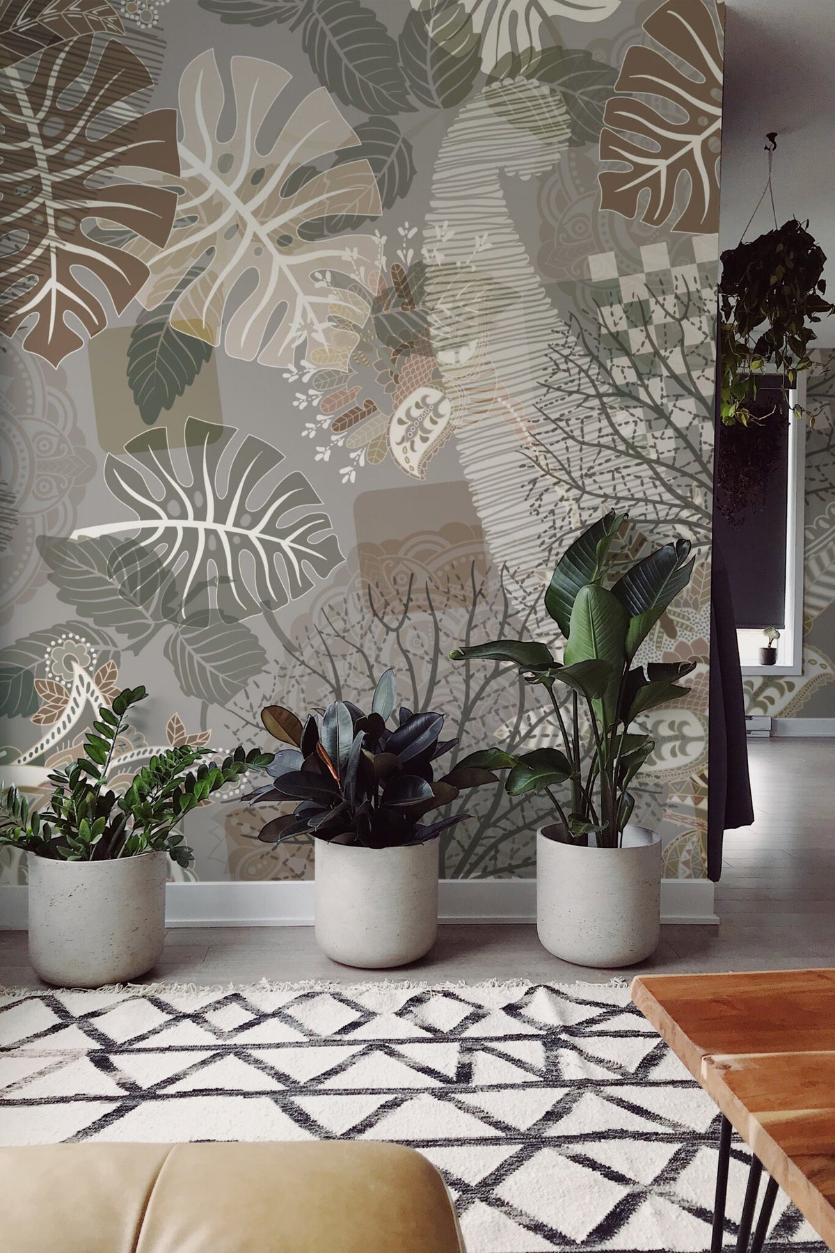 Cachemire tropical · papier peint panoramique, vue 3