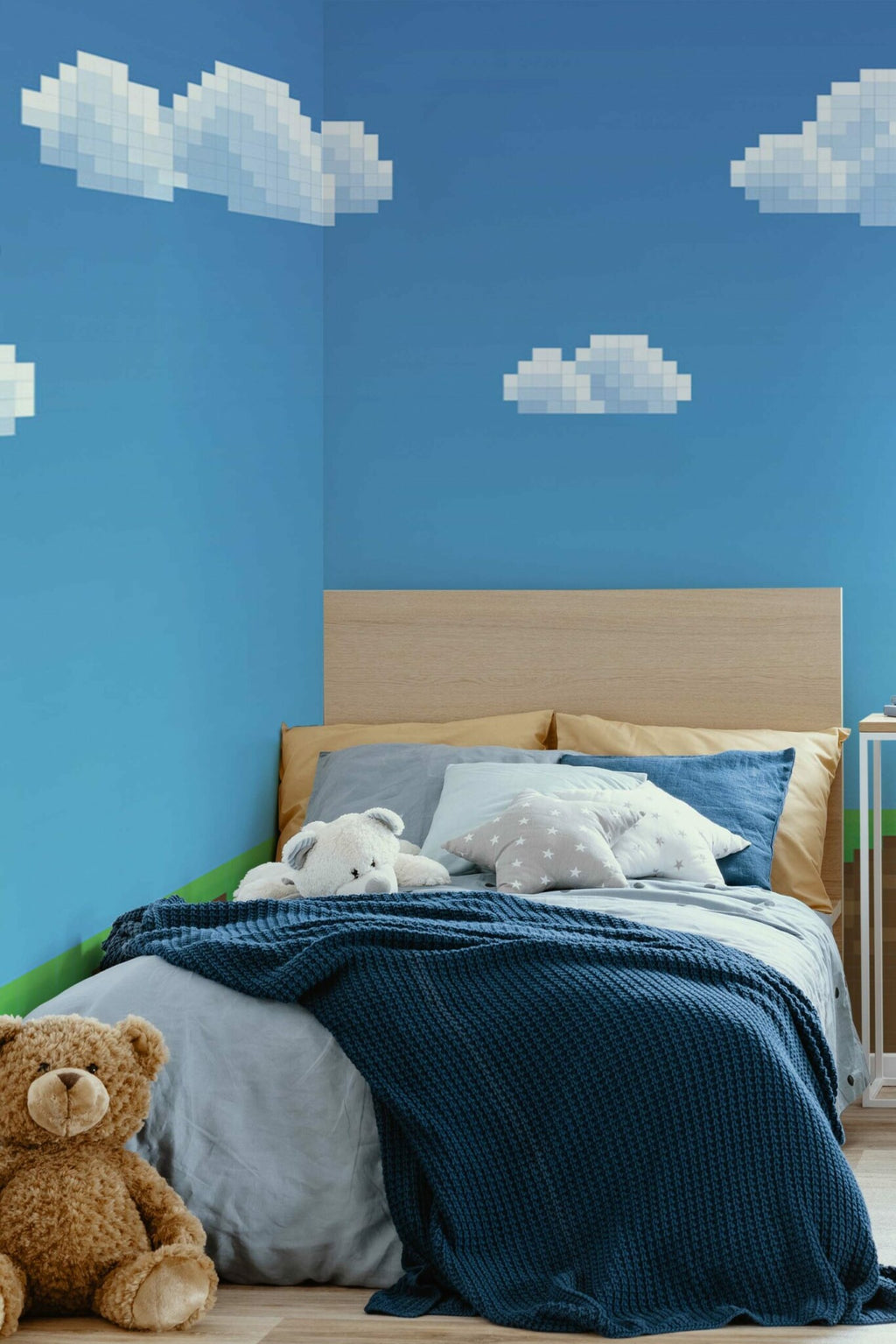Jeu de pixels · papier peint panoramique, vue 4