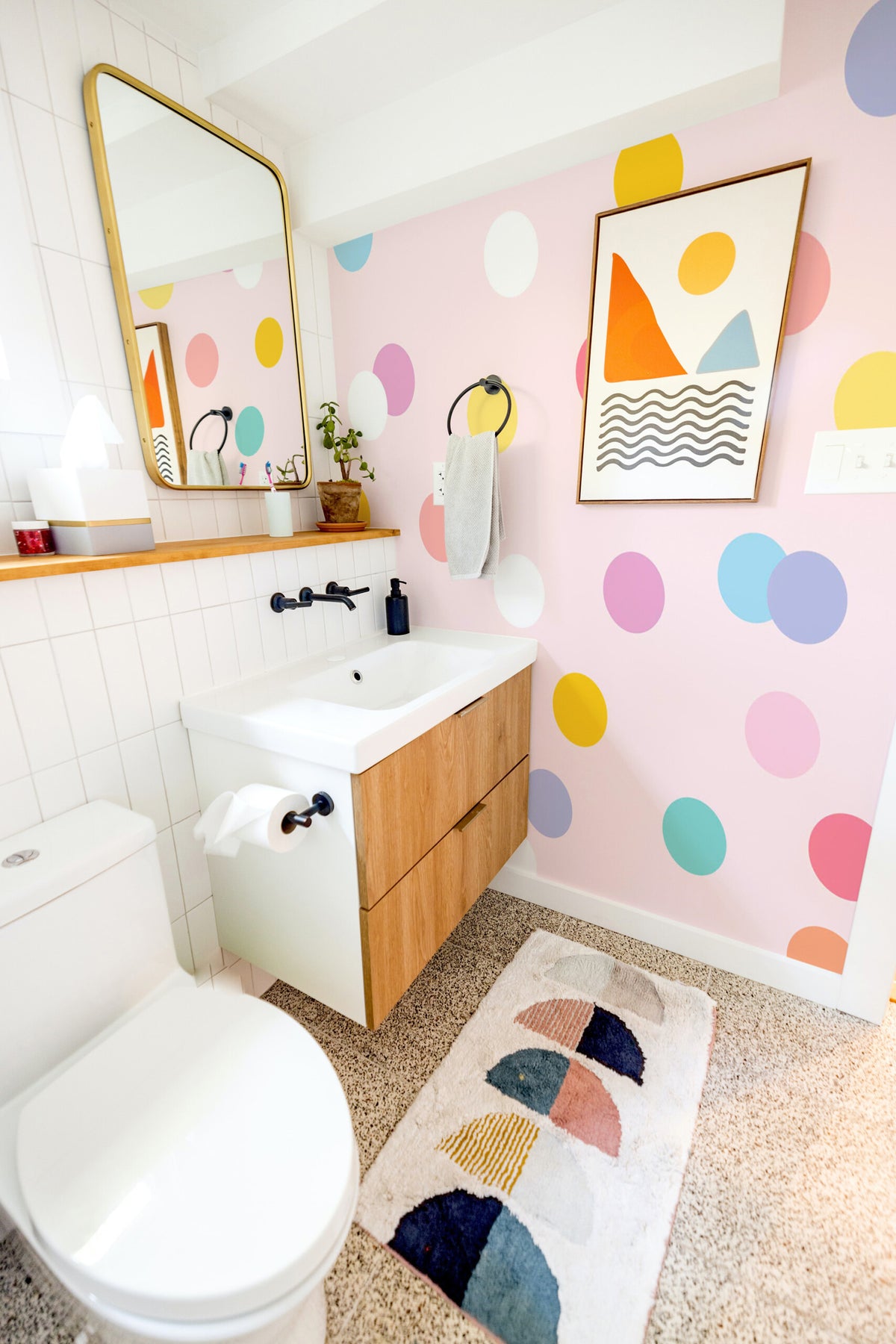 Pois en dragées · papier peint panoramique, vue 2