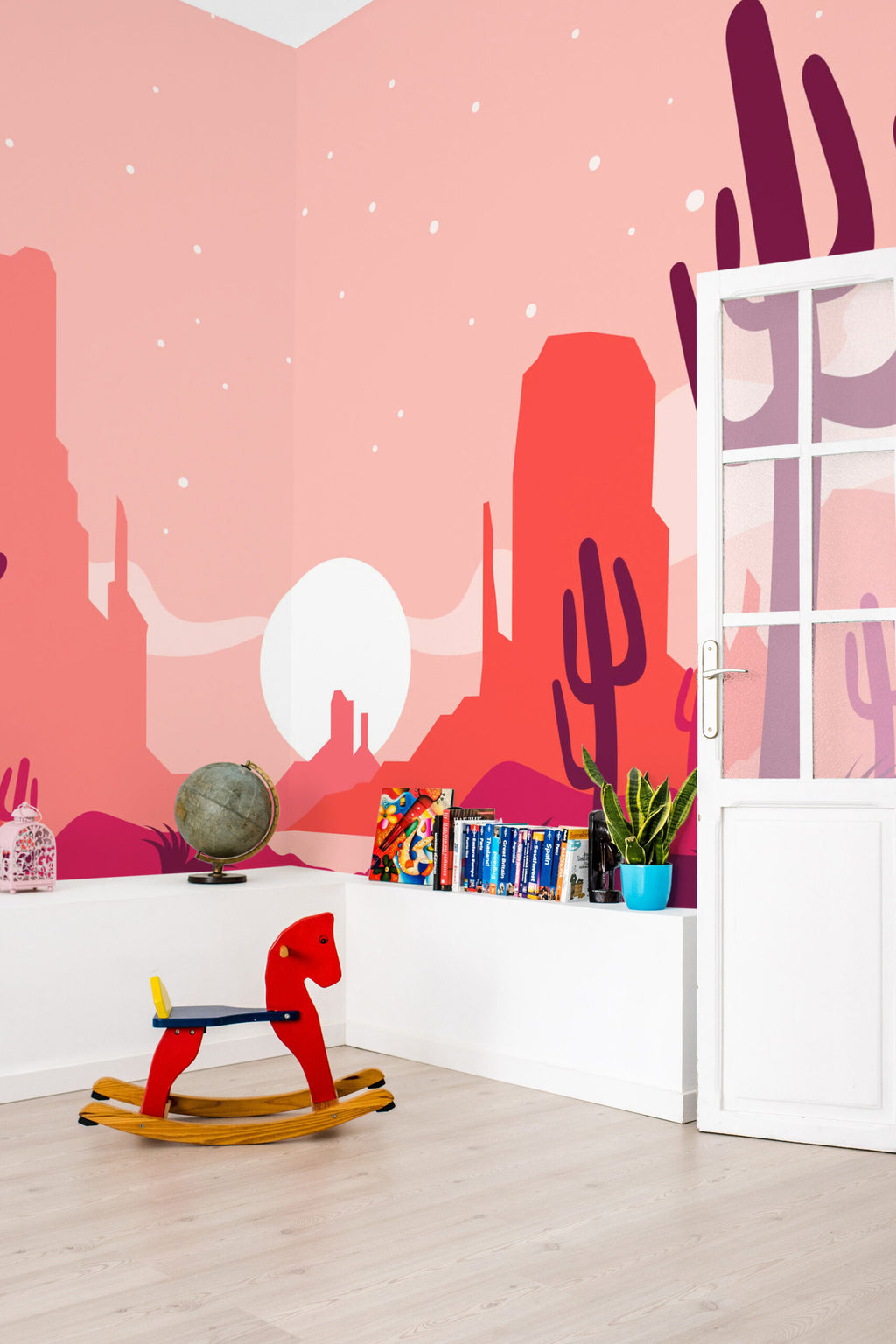 Désert rose · papier peint panoramique, vue 4