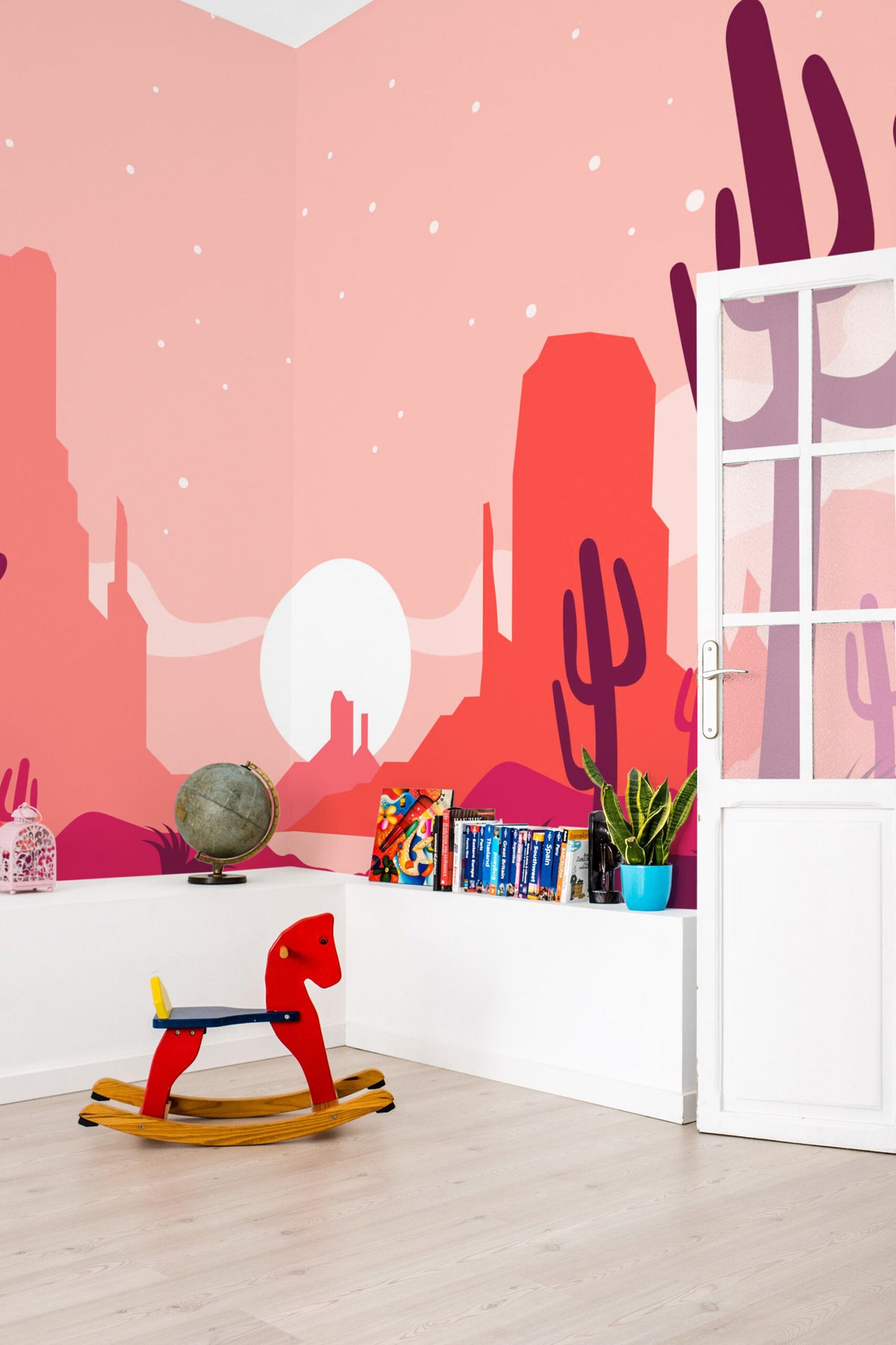 Désert rose · papier peint panoramique, vue 4