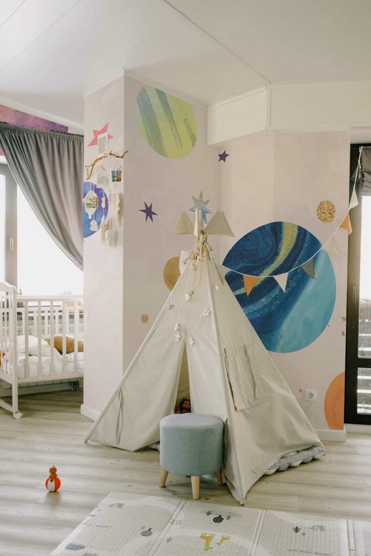 Voûte des planètes · papier peint panoramique, vue 3