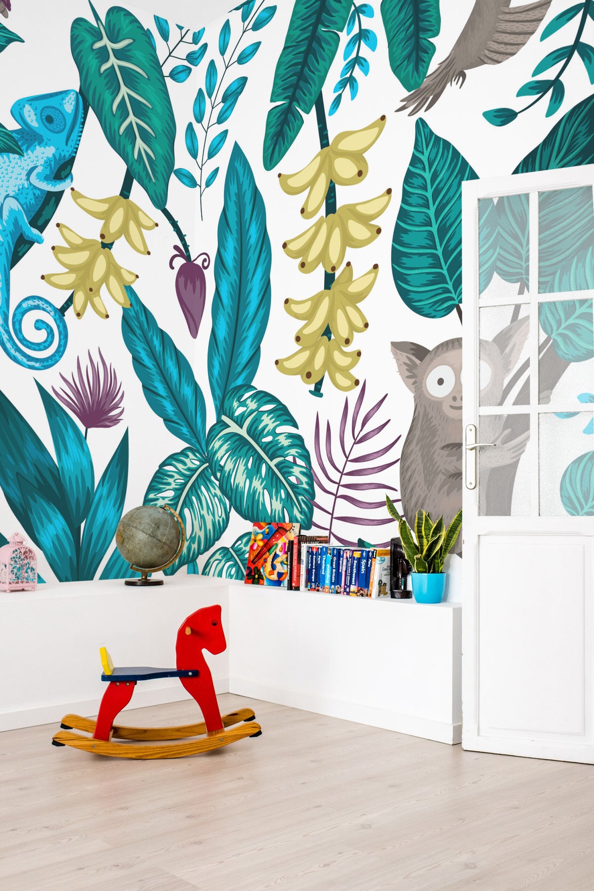Faune de la jungle · papier peint panoramique, vue 2