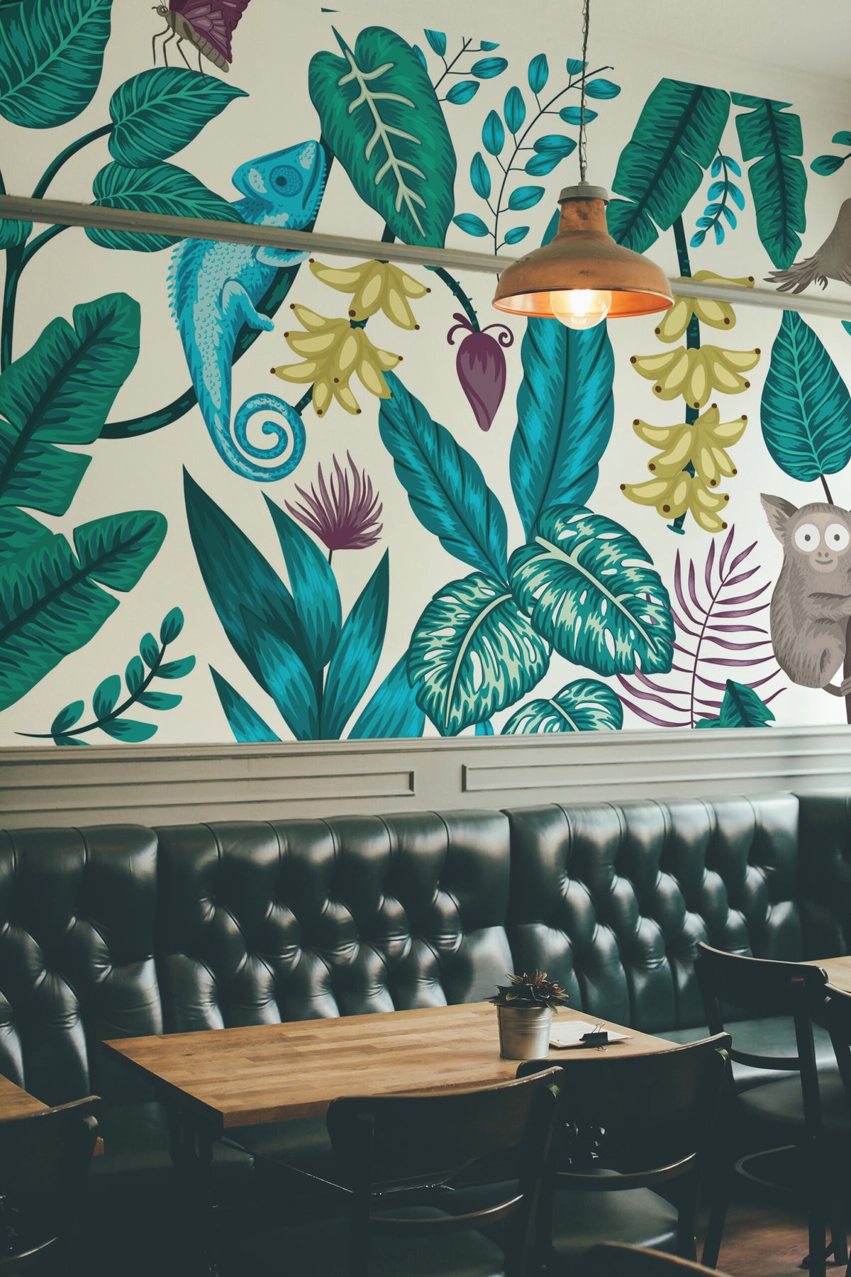 Faune de la jungle · papier peint panoramique, vue 4