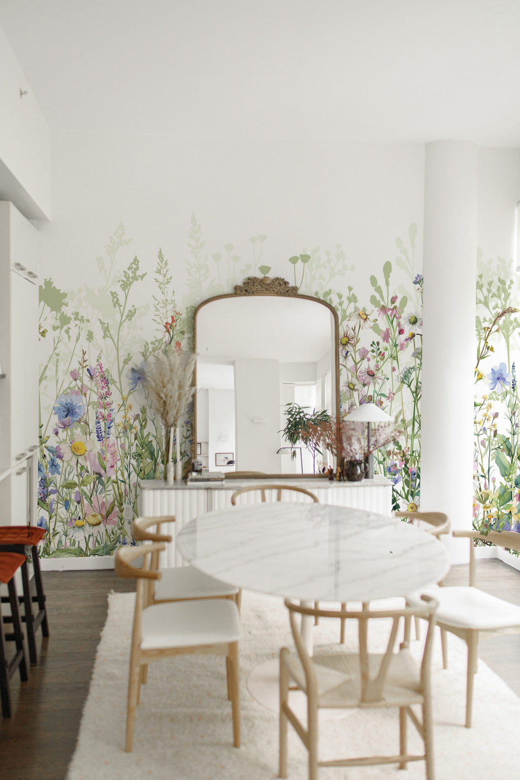 Fleurs des haies · papier peint panoramique, vue 3
