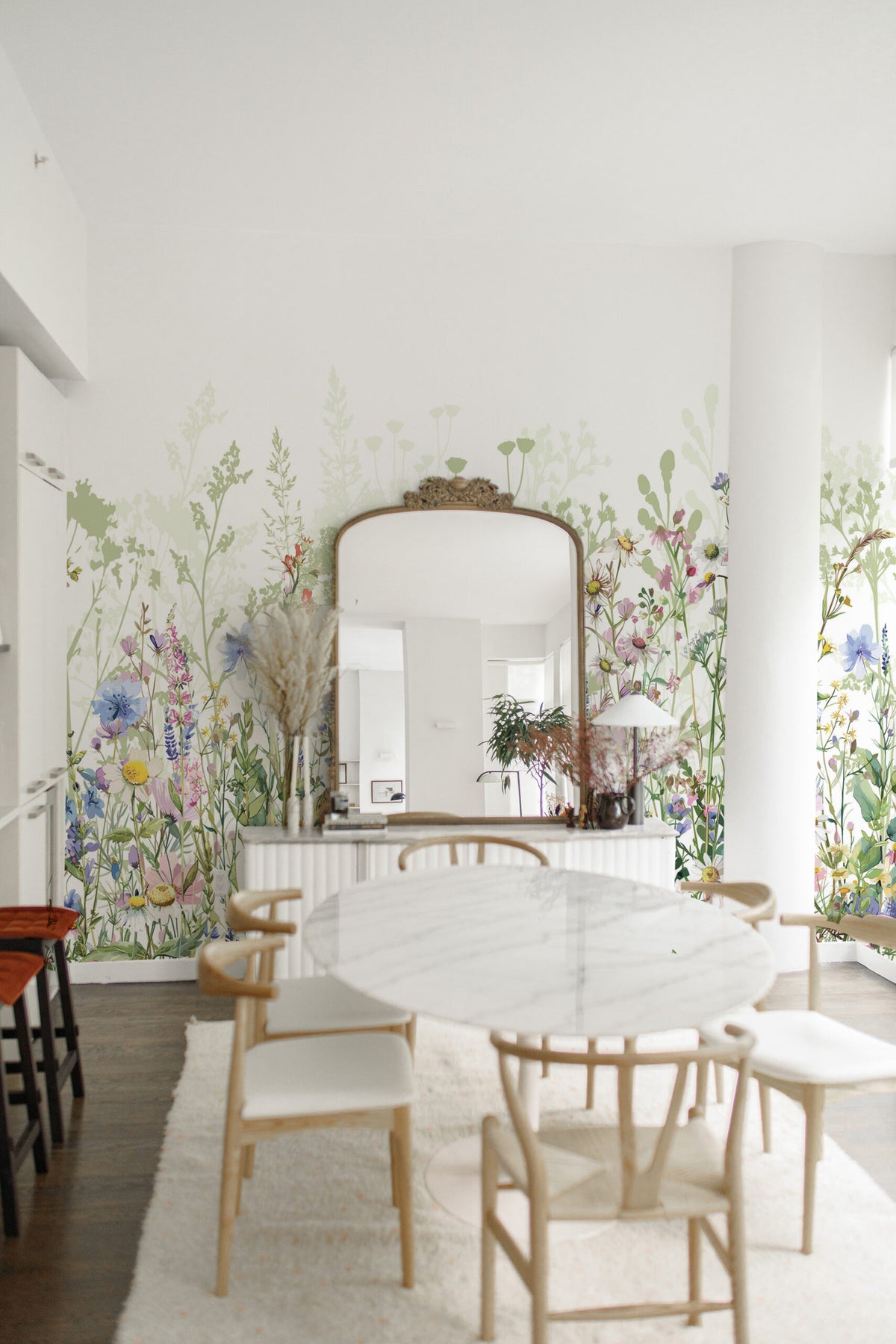 Fleurs des haies · papier peint panoramique, vue 3