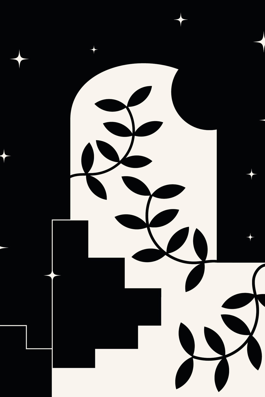 Jardin de lune · papier peint panoramique, vue 2