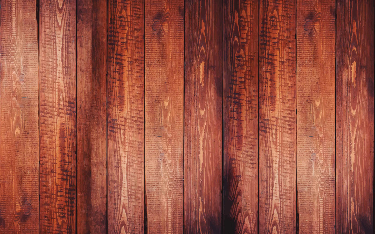 Papier peint panoramique Lames de bois patinées : le décor à plat