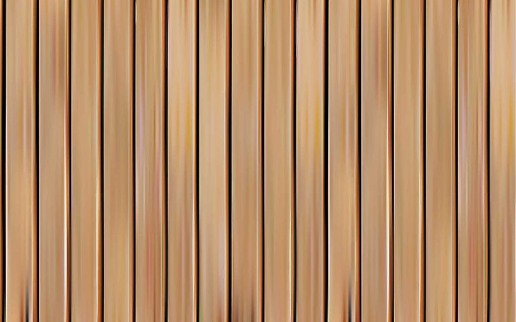 Papier peint panoramique Lattes de bois clair : le décor à plat
