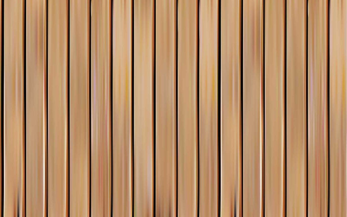 Papier peint panoramique Lattes de bois clair : le décor à plat