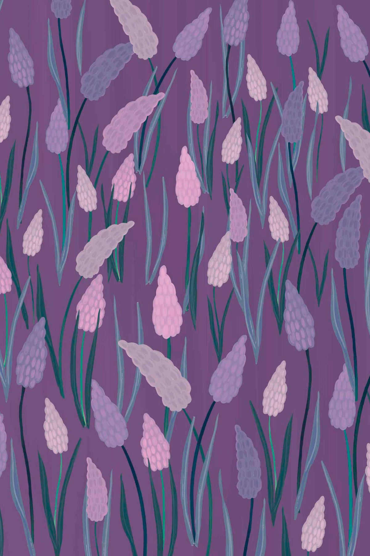 Lavandes du soir · papier peint panoramique, vue 2