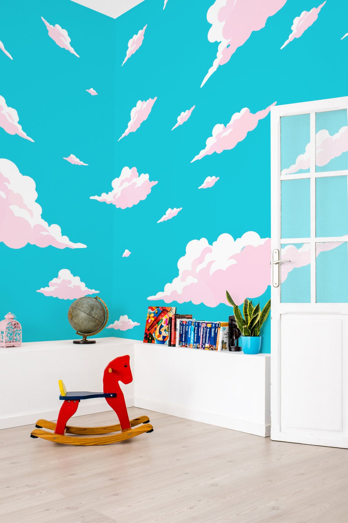 Nuages de sucre · papier peint panoramique nuages