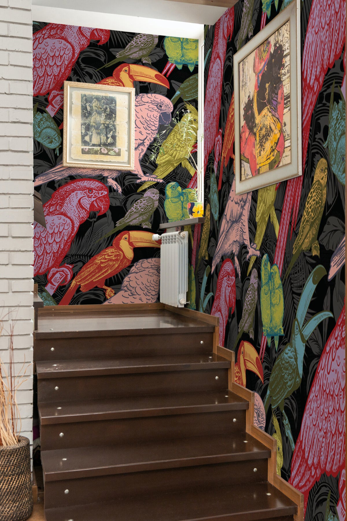 Oiseaux de paradis · papier peint panoramique, vue 3