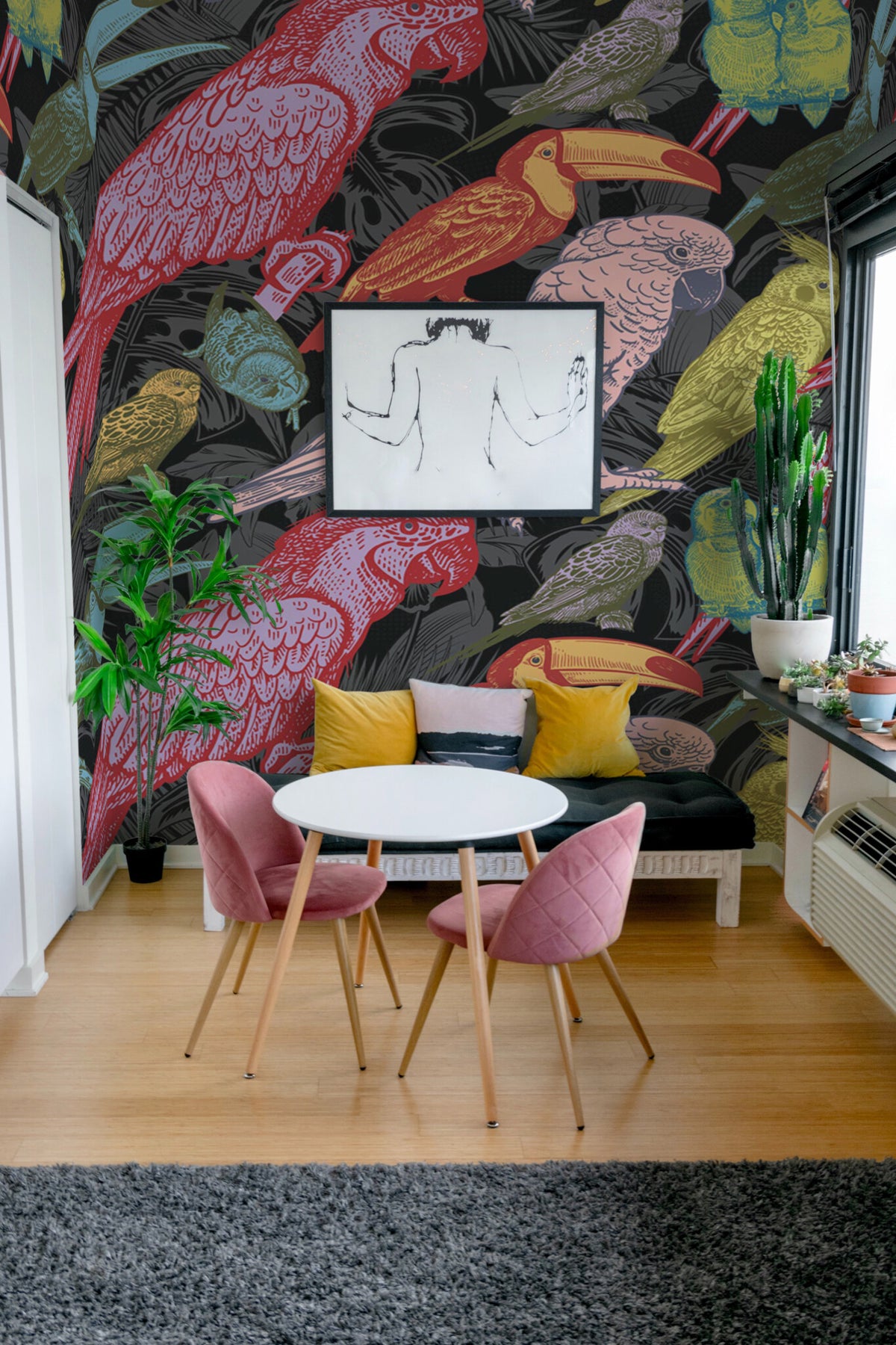 Oiseaux de paradis · papier peint panoramique, vue 4