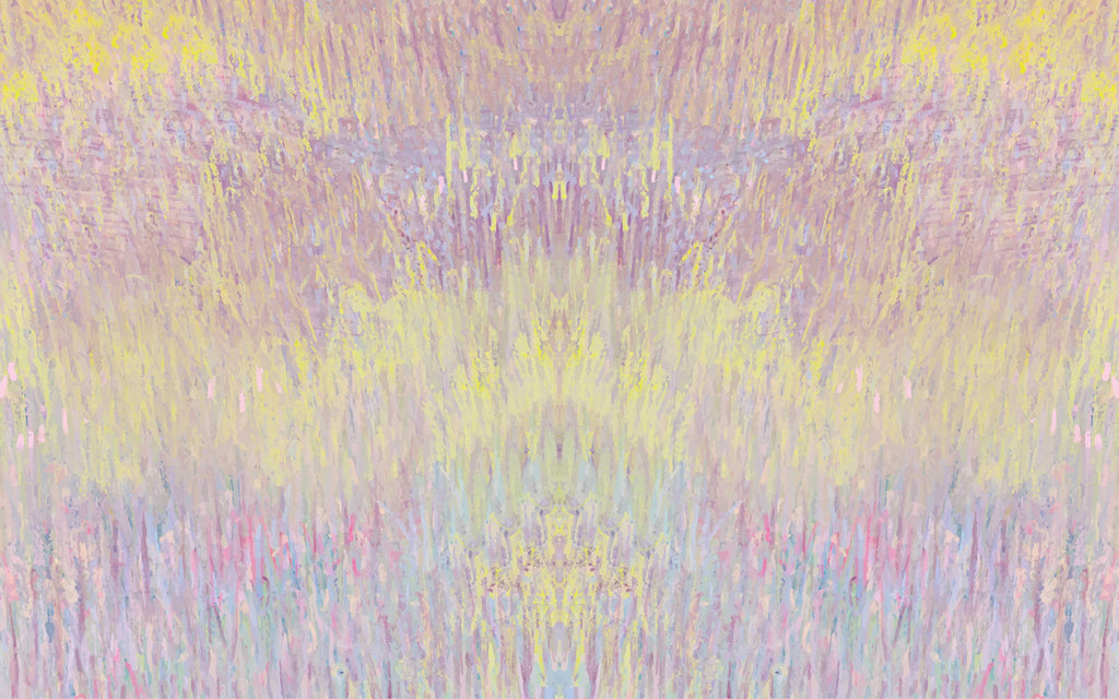 Papier peint panoramique Pastels impressionnistes : le décor à plat