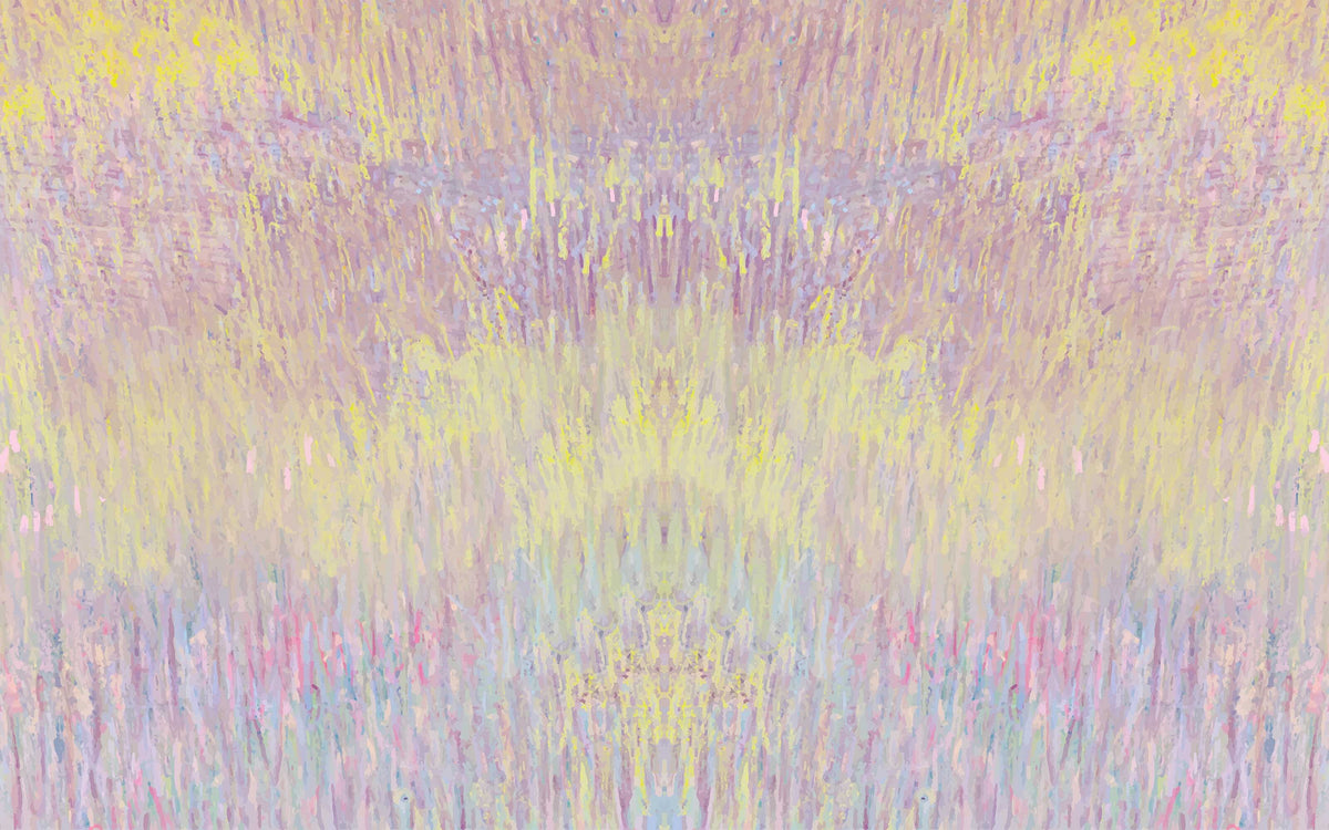 Papier peint panoramique Pastels impressionnistes : le décor à plat