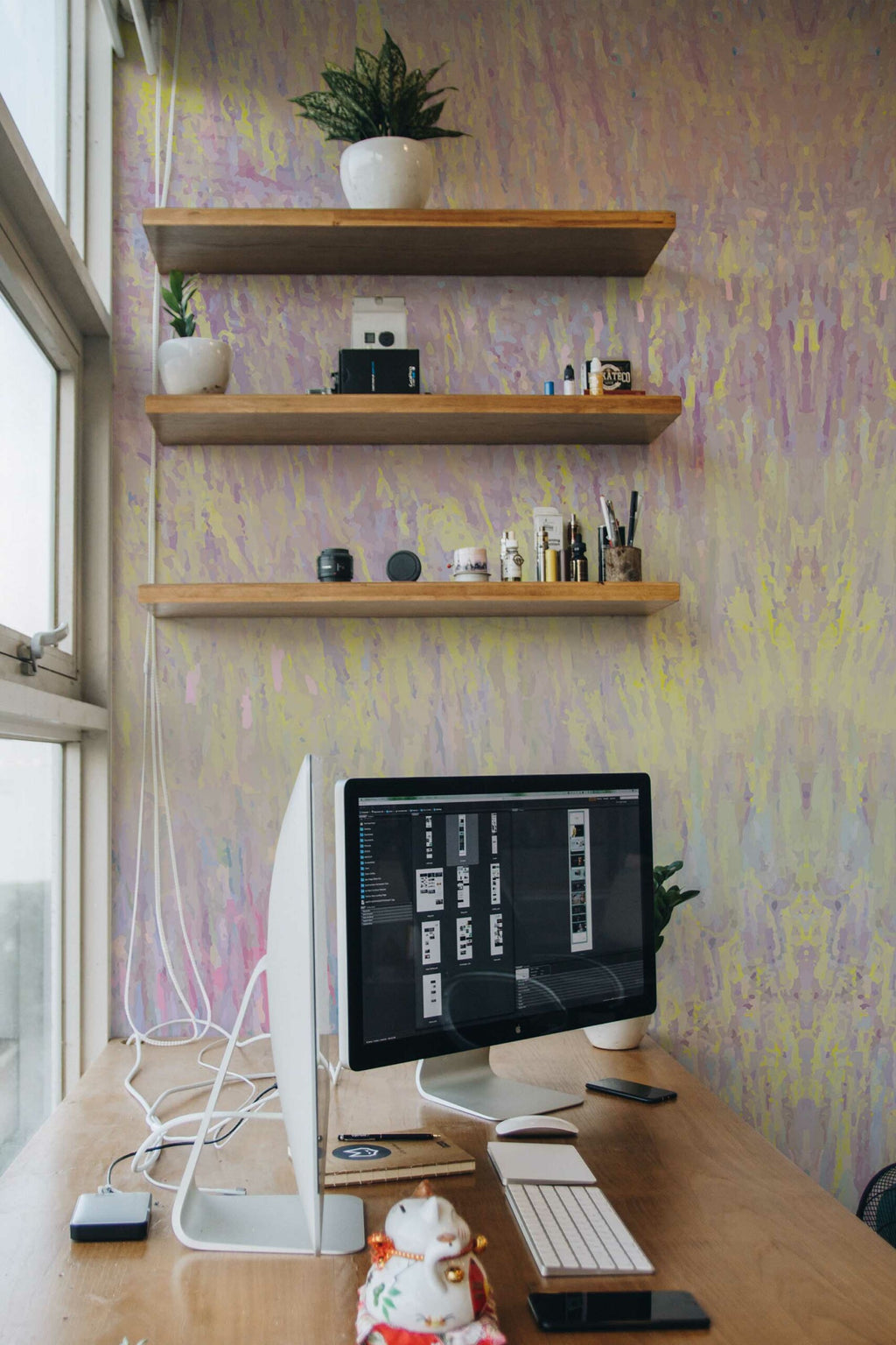 Pastels impressionnistes · papier peint panoramique, vue 2