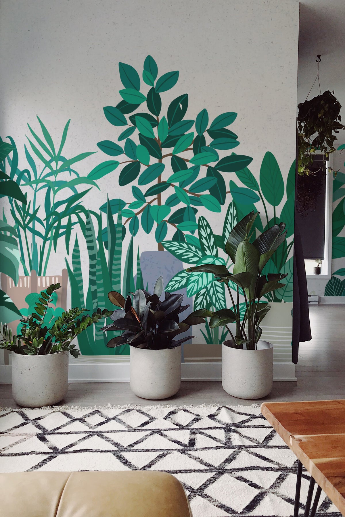 Plantes d'intérieur · papier peint panoramique, vue 2