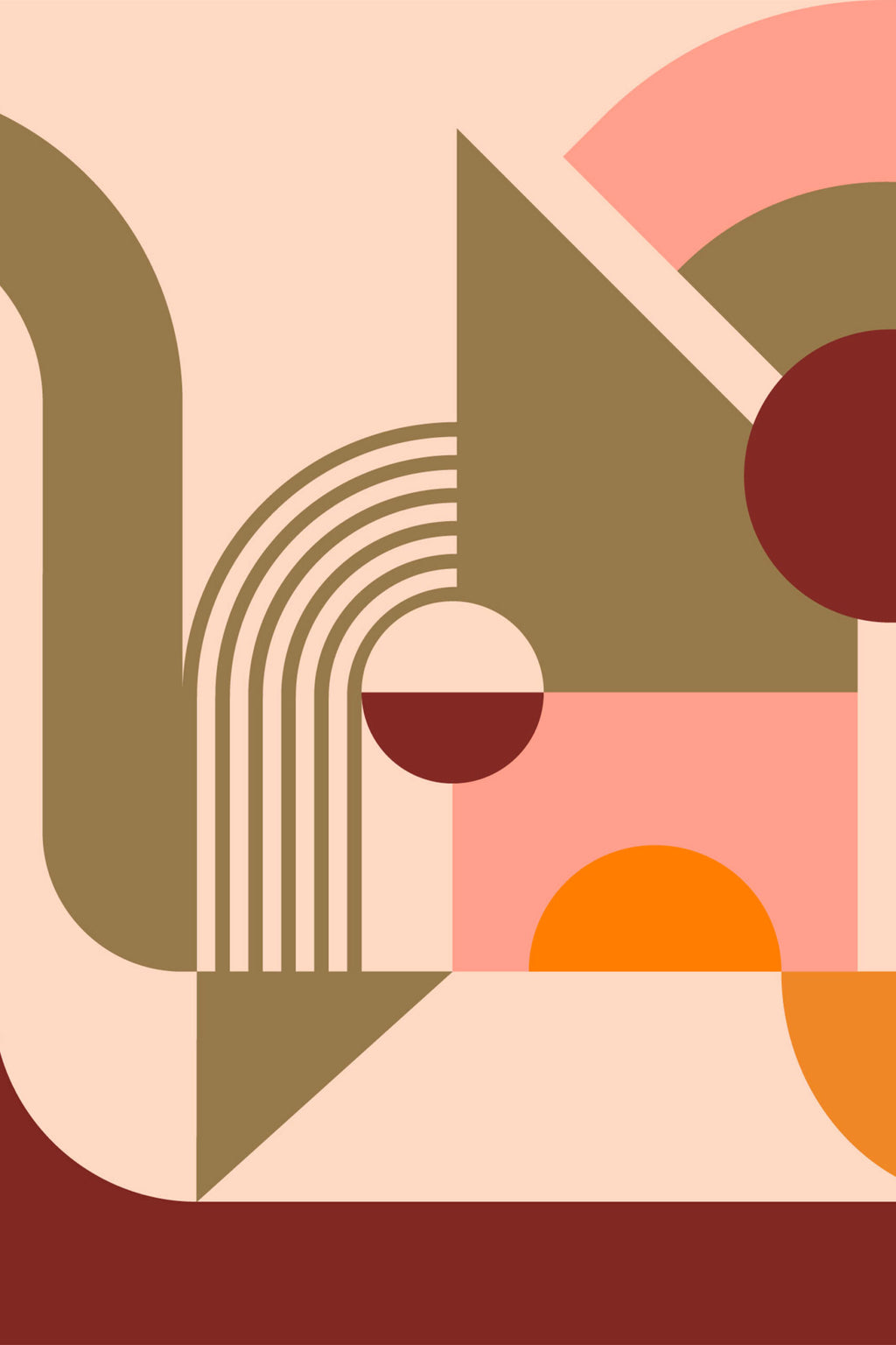 Arcs et cercles solaires · papier peint panoramique, vue 2
