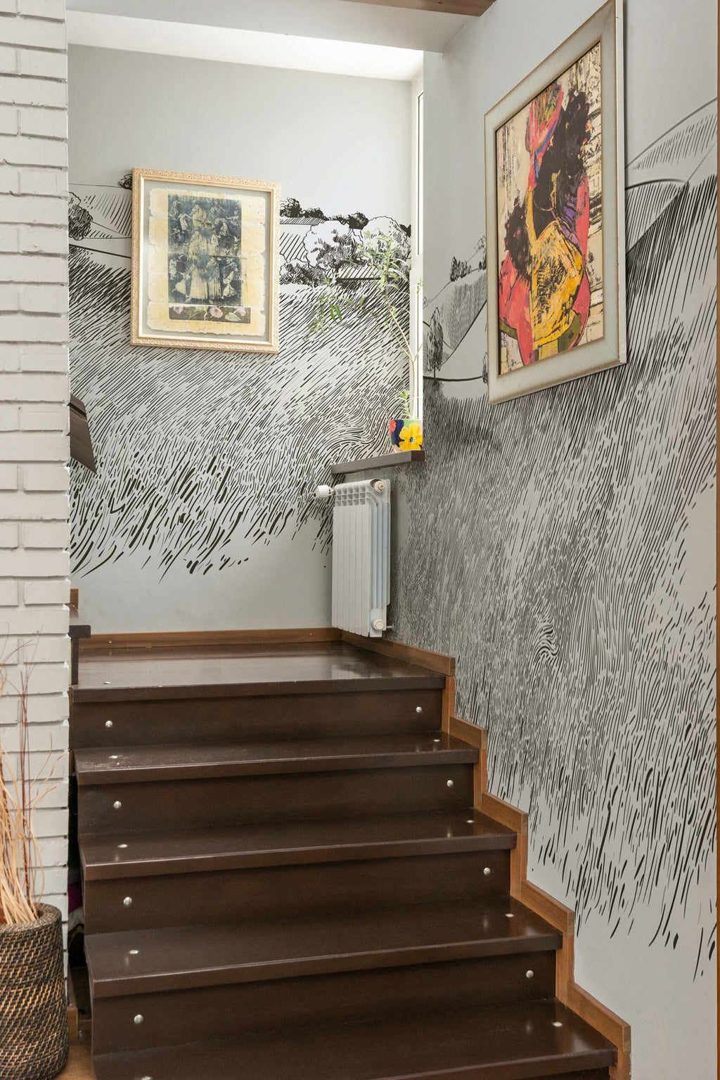 Toile de campagne · papier peint panoramique, vue 2