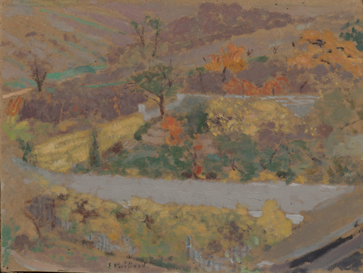 Papier peint panoramique Le Verger d'après Édouard Vuillard